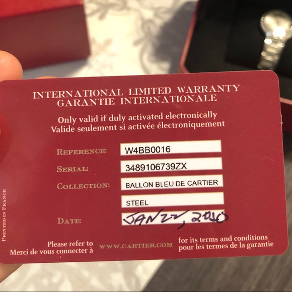 CARTIER BALLON BLEU DE WATCH-33 MM,STEEL, DIAMONDS - Picture 5 of 8